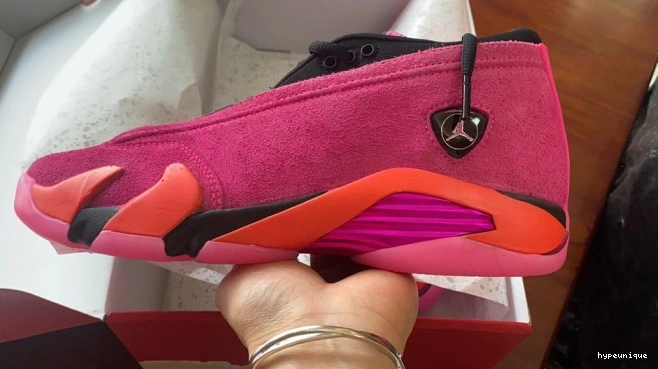 HYPE Retro Low Shocking (W) DH4121-600 Pink Jordan 14 0718